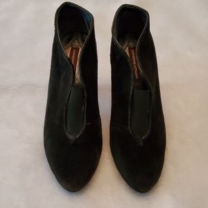 Black Suede Ankle Booties